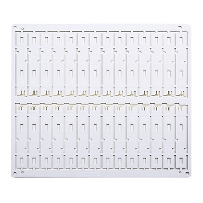 ISO9001 FR4 White Printed Circuit Board With LF HASL PCB Surface